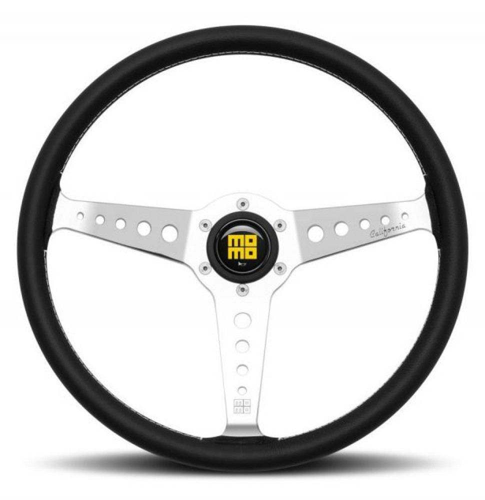 MOMO HERITAGE CALIFORNIA black leather 360mm